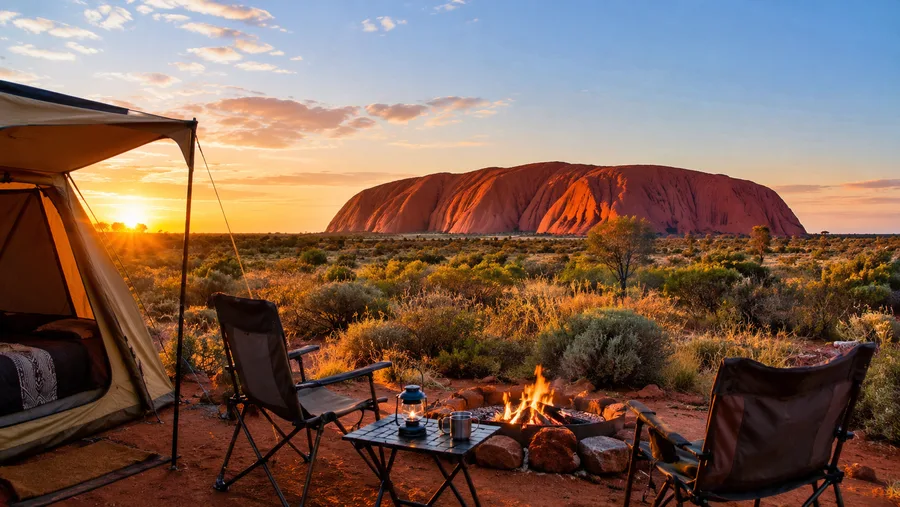 Camping at Uluru: Campgrounds, Caravan Parks, and Glamping